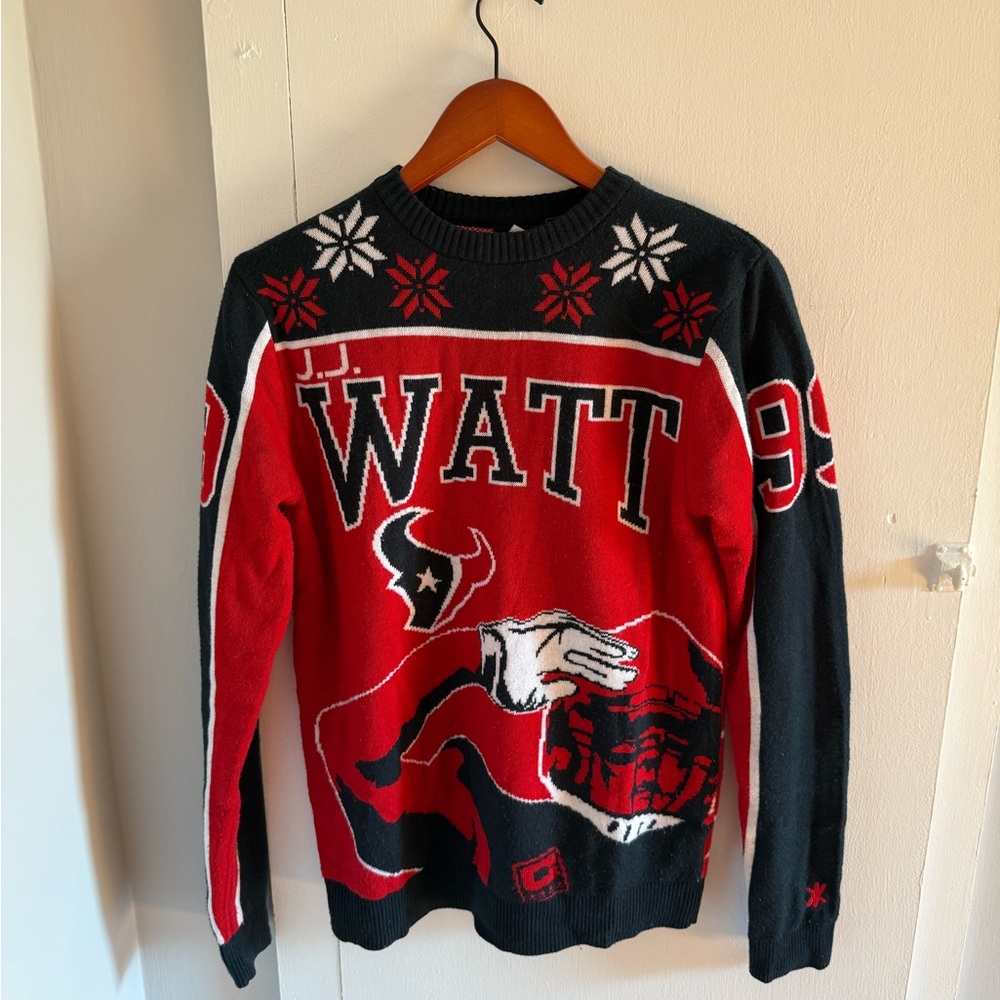 JJ Watt Texans Christmas Sweater